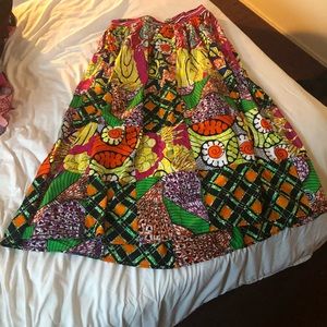 Grass fields Freda patchwork skirt